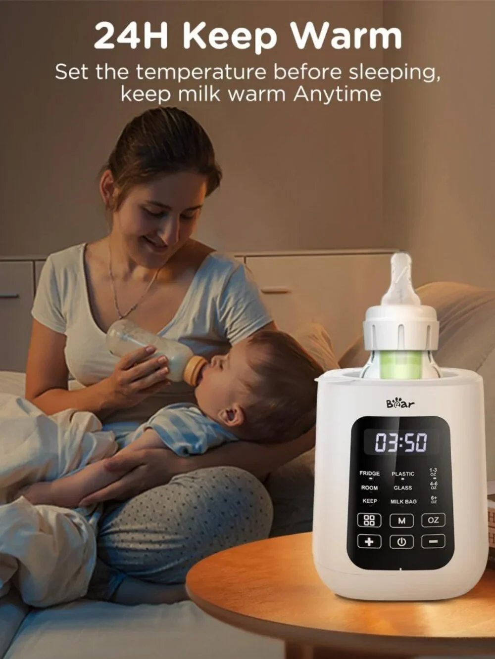 Fast Baby Bottle Warmer for Breast Milk & Formula | Newborn Essentials, Auto
